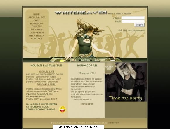 NOU! Am lansat postul de radio WHITEHEAVEN - DECI Pentru cei care n-au avut curiozitatea - WHITEHEAVEN RADIO